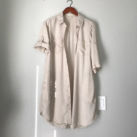 Shirtdress / Tunic in Blush | Cloth & Stone - Picture 2 of 6